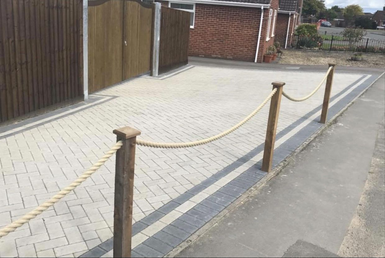 block paved pathway design in oxford