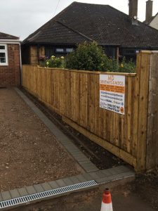 fencing and driveway project completed in oxford