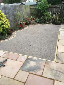 area being prepared for landscaping in oxford