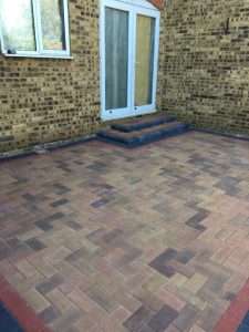 beautiful block paved patio in oxford